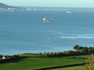 ship in weymouth bay